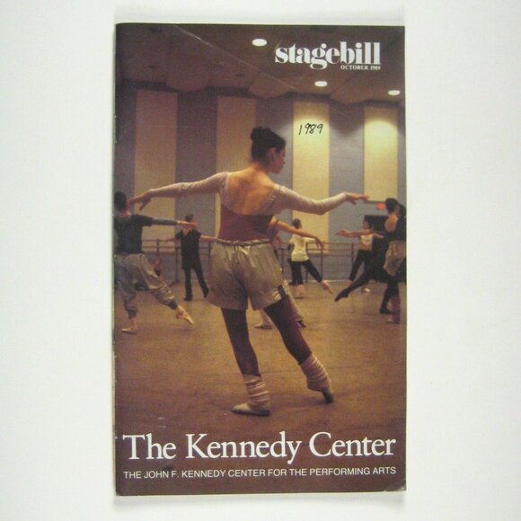 Kennedy Center Stagebill 1989 Joffrey Ballet Gerald Arpino Penelope Curry Miner - Picture 1 of 7